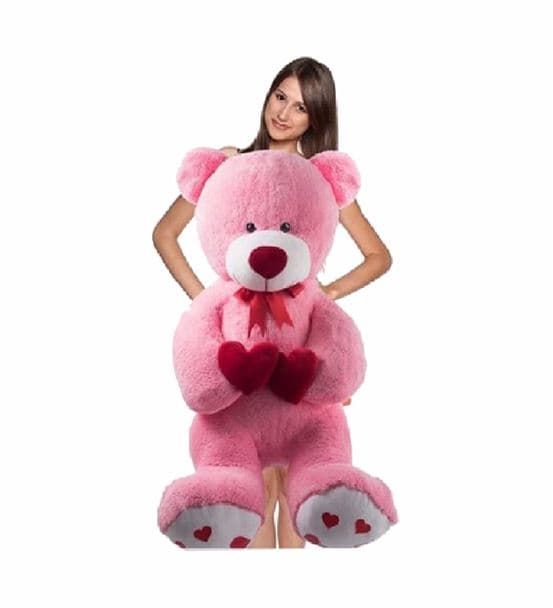 100 Cm Pembe Bobo Peluş Ayıcık