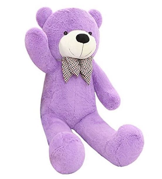 80 cm Rengarenk Papyonlu Ayıcık %100 Yerli