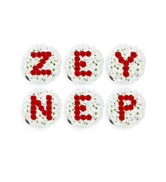 Altılı Kişiye Özel Aşkın İsmi Papatya Gül Aranjman