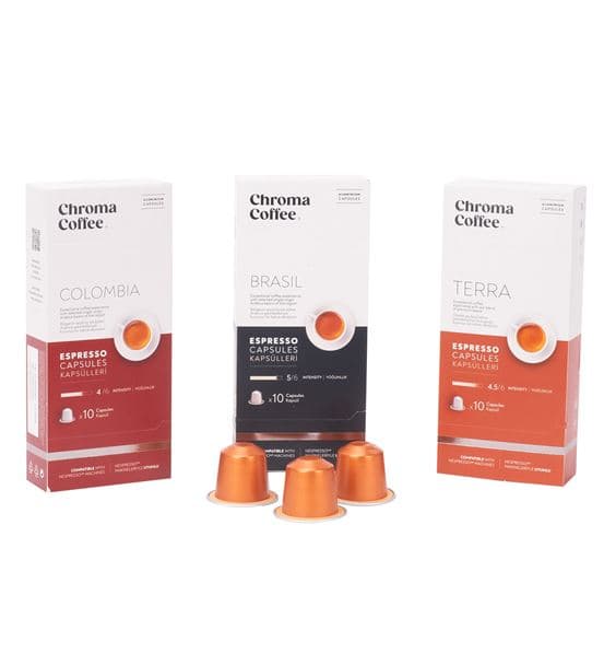 Chroma Coffee Dünya Kahveleri Tadım Notaları Seti
