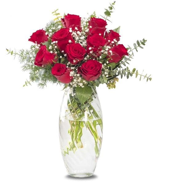 En Güzeline 11 Kırmızı Güller Aranjmanı