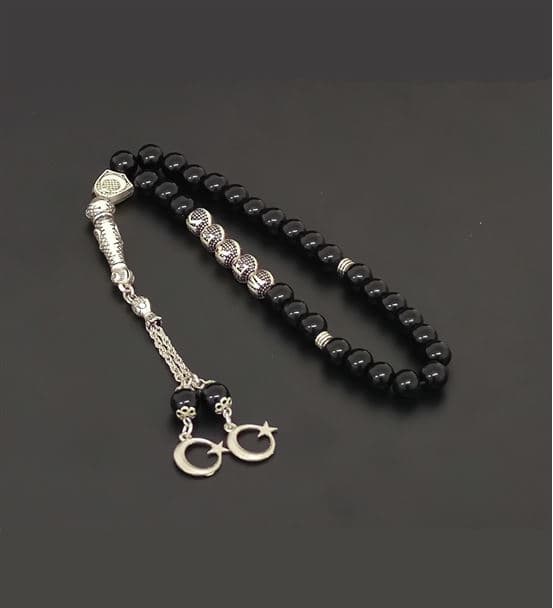 İsimli - Kişiye Özel - Oniks Doğaltaş Tesbih