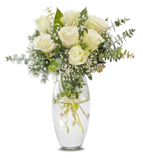 Sen Başkasın 7 Beyaz Güller Aranjmanı