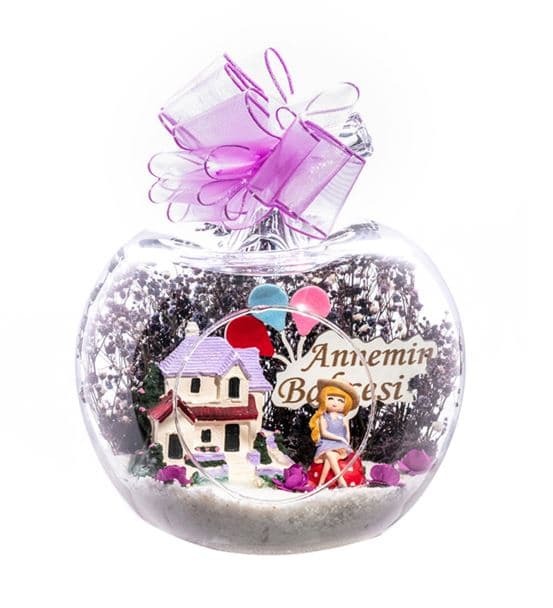 Teraryum Annemin Bahçesi Şirin Evim -Mor